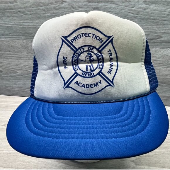 University Of Nevada Trucker Hat Fire Protection Training Academy Snapback Cap - Picture 9 of 12